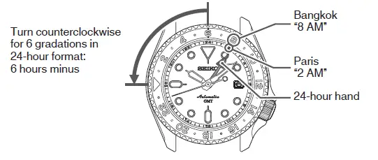 SEIKO 4R34 Mechanical Watch FIG 20