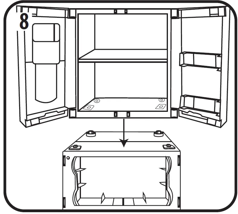First FRIDGE 651427 Little Tikes Fridge Installation 23