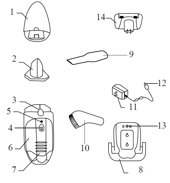 DOMO-DO211S-Handheld-Vacuum-fig-1