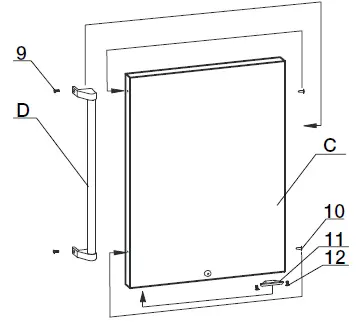 VISSANI VXAR440BSS 4.4 Cu Ft Freestanding Outdoor Refrigerator with SS Door-4