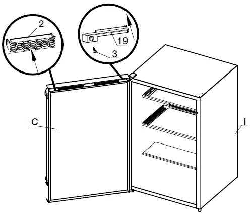 VISSANI VXAR440BSS 4.4 Cu Ft Freestanding Outdoor Refrigerator with SS Door-8