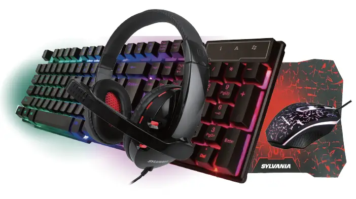SYLVANIA SGKS100-B 4 In 1 Gaming Set PRODUCT