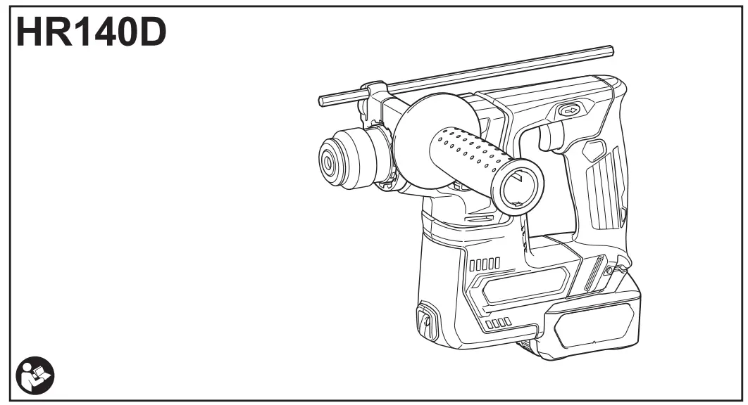 makita HR140D Cordless Rotary Hammer