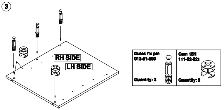 dams Desk High Bookcase - 33333