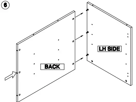 dams Desk High Bookcase - 66666