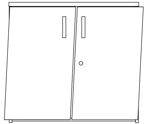 dams Desk High Bookcase - Adjust point1