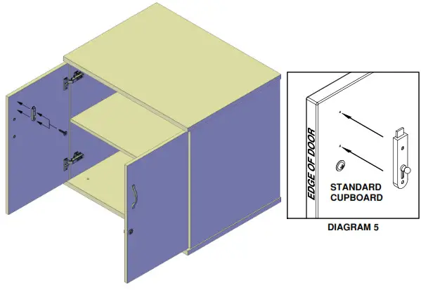 dams Desk High Bookcase - Diagram 5