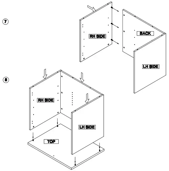 dams Desk High Bookcase - overvew 2