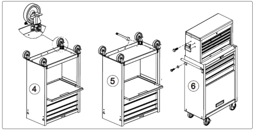 SEALEY AP22513BB.V3 13 Drawer Topchest & Rollcab Combination fig 2