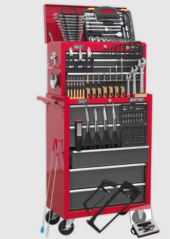 SEALEY AP22513BB.V3 13 Drawer Topchest & Rollcab Combination logo