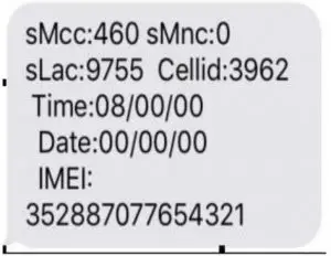 CODES IN SMS MESSAGE