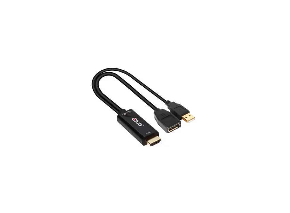 Club 3d Cac-1335 Hdmi+ Micro Usb To Displayport 4k 120hz Or 8k30hz Mf Active Adapter Installation Guide Club 3d Cac-1335 Hdmi+ Micro Usb To Displayport 4k 120hz Or 8k30hz Mf Active Adapter Installation Guide