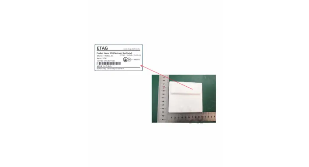 Suzhou Etag Technology Et0420-40 Electronic Shelf Label User Manual Suzhou Etag Technology Et0420-40 Electronic Shelf Label User Manual