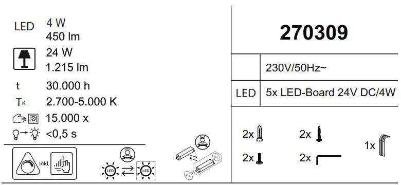 Paul Neuhaus 270309 SELLTEC16 LED Pendant Light - overview 1
