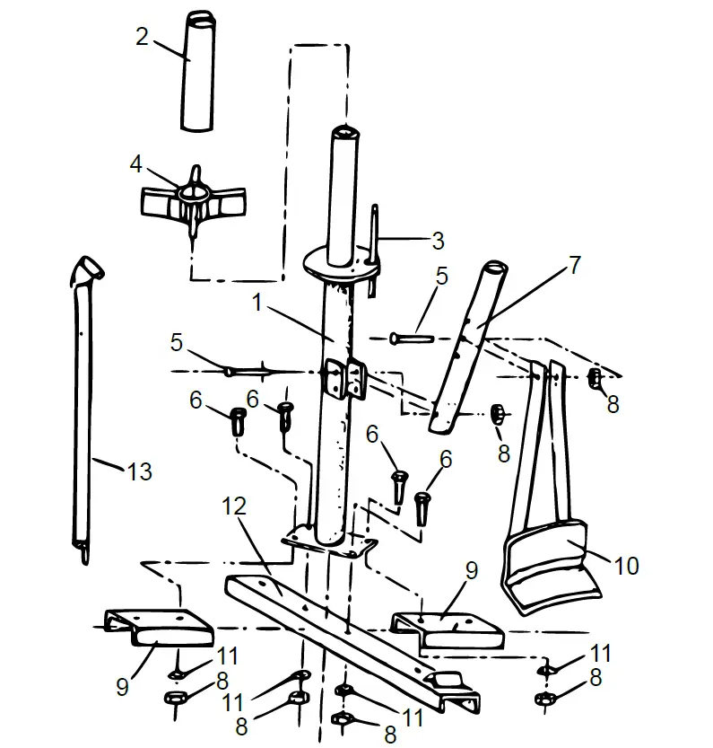 wiltec 61309 Manual Portable Tyre Changer fig 1