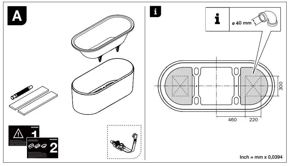 KALDEWEI-735-7-Moulded-Panel-Bathtub-Instruction-FIG-3