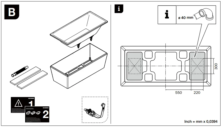 KALDEWEI-735-7-Moulded-Panel-Bathtub-Instruction-FIG-4