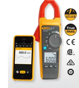FLUKE 902 FC True-rms Wireless HVAC Clamp Meter fig 2