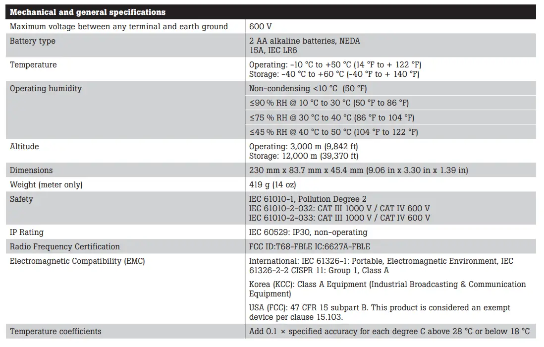 FLUKE 902 FC True-rms Wireless HVAC Clamp Meter fig 5