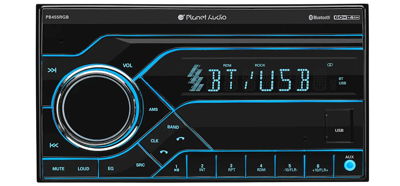 Planet Audio Pm40rgb Bluetooth 240 Watts Mp3 Compatible Am/fm Receiver User Manual