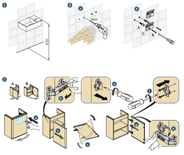 Ideal STANDARD T4304 Hand Wash Basin Unit-4