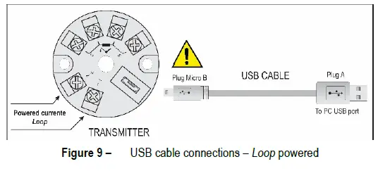 NOVUS 8806000410 TxBlock-USB Head Mounted Temperature Transmitter-9