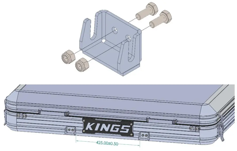 KINGS AKTA-RTTALU_03 Grand Tourer MkIII Aluminium Rooftop Ten - 4
