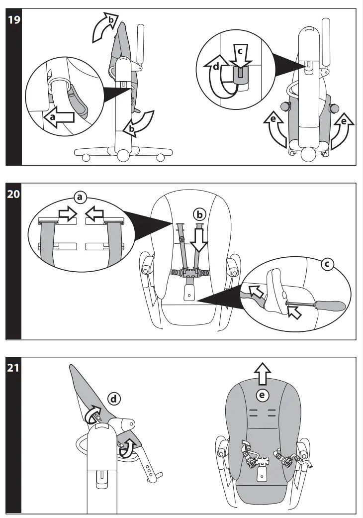 PegPerego CACAO High Chair Tatamia Follow Me - fig 5