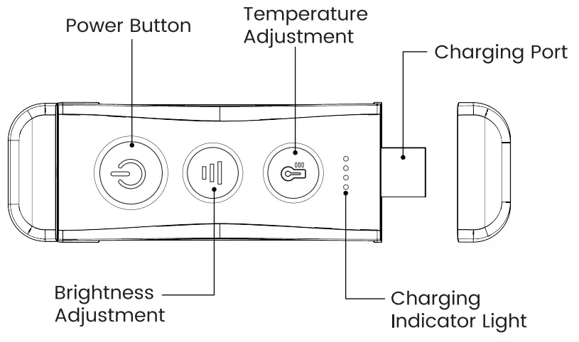 glocusent A15 Portable Clip-On Reading Light - fig 1