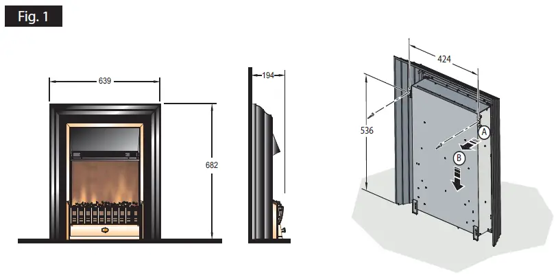 Dimplex CHT20X Cheriton Freestanding Optiflame Electric Fire Heater-14