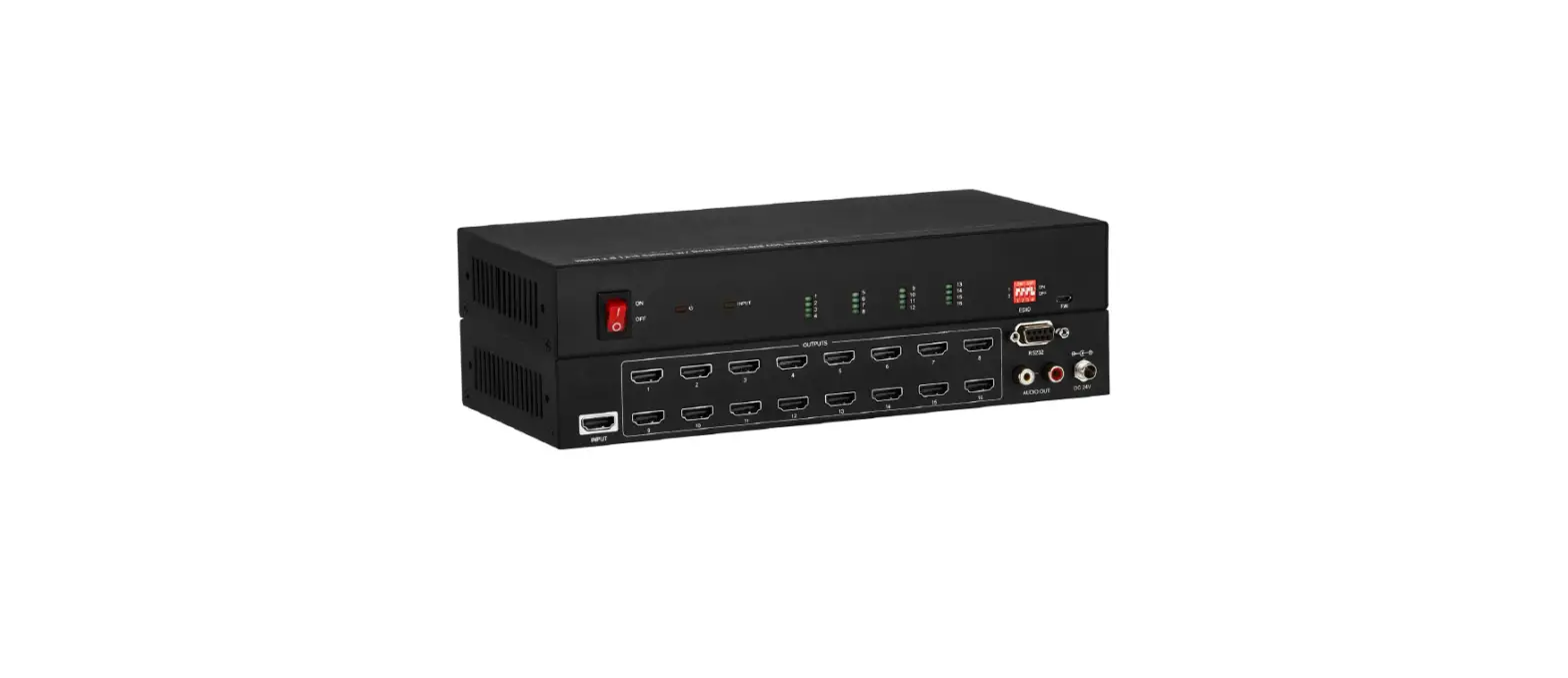 Kanexpro Sp-1x16sl18g 1x16 Hdmi 2.0 Splitter With Downscaling Instructions