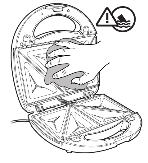 VonHaus 2000120 3 in 1 Toastie Sandwich Maker for Panini and Waffles-2