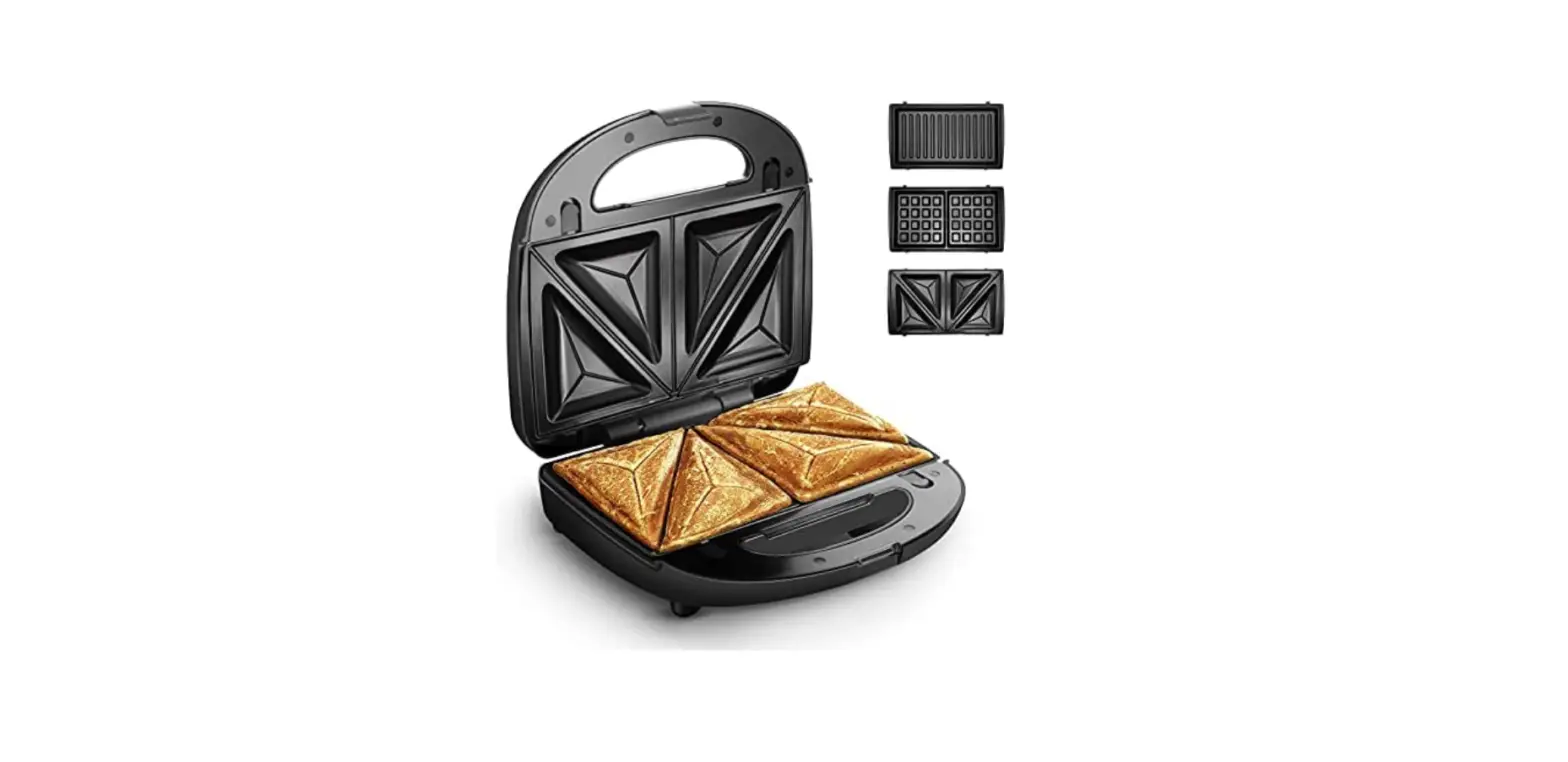 Vonhaus 2000120 3 In 1 Toastie Sandwich Maker For Panini And Waffles Instruction Manual