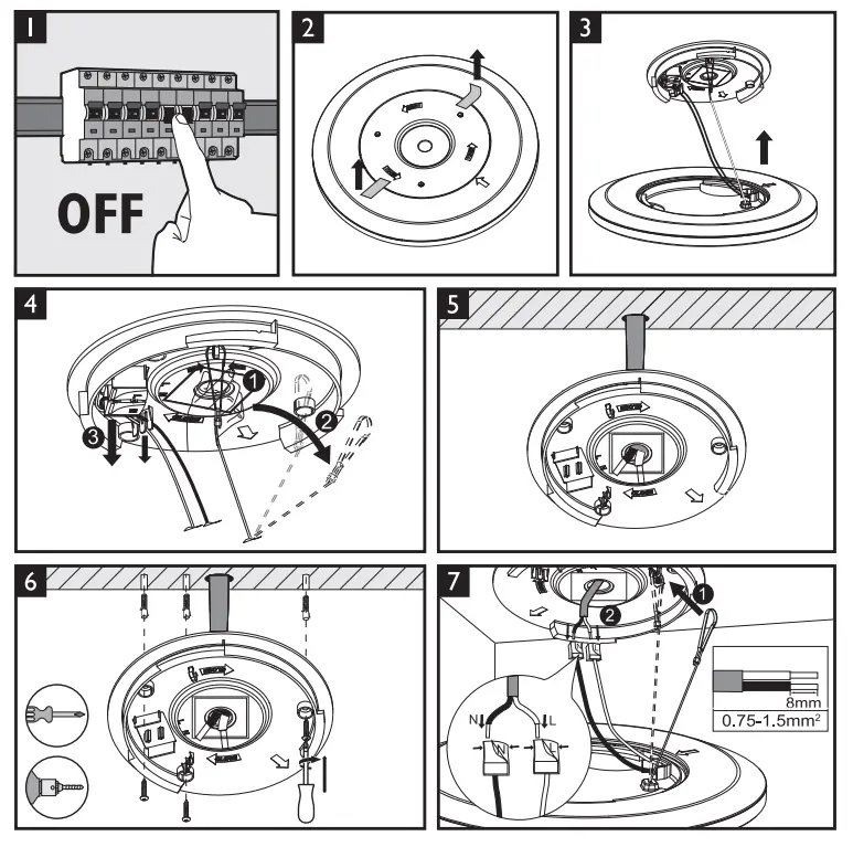 PHILIPS Superslim CL550 LED Functional Flush Ceiling Light-fig1