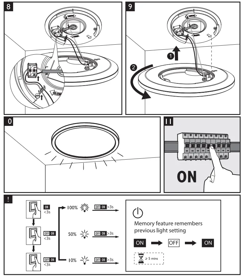 PHILIPS Superslim CL550 LED Functional Flush Ceiling Light-fig2