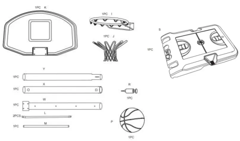 virtufit-1763-213cm-Adjustable-Basketball-Post-fig-2