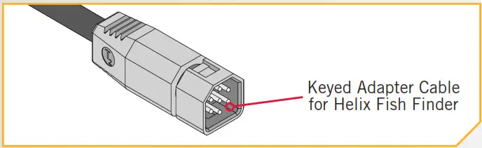 MINN KOTA Terrova Bow-Mount Trolling Motor - Keyed Adapter Cable