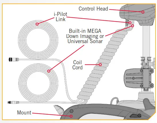 MINN KOTA Terrova Bow-Mount Trolling Motor - deployed position