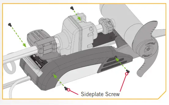 MINN KOTA Terrova Bow-Mount Trolling Motor - ide of the mount