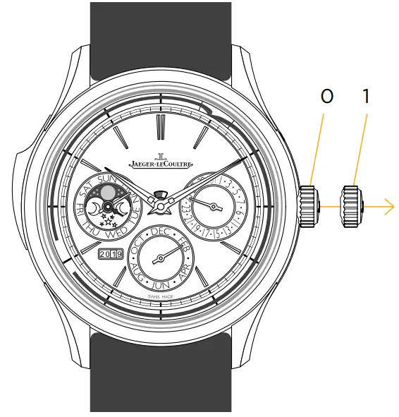 ACTIVATING THE MINUTE REPEATER
FUNCTION