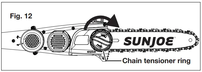 SUNJOE 24V PS10 CT RM Cordless Pole Chain Saw Tool Only 24 VOLT MAX 10 INCH - fig 12