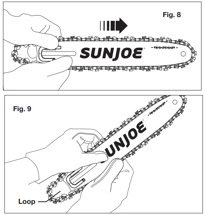 SUNJOE 24V PS10 CT RM Cordless Pole Chain Saw Tool Only 24 VOLT MAX 10 INCH - fig 9