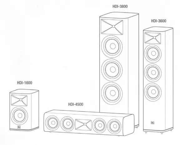 JBL HDI SERIES Loud Speakers -