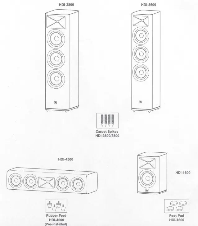 JBL HDI SERIES Loud Speakers - Fig