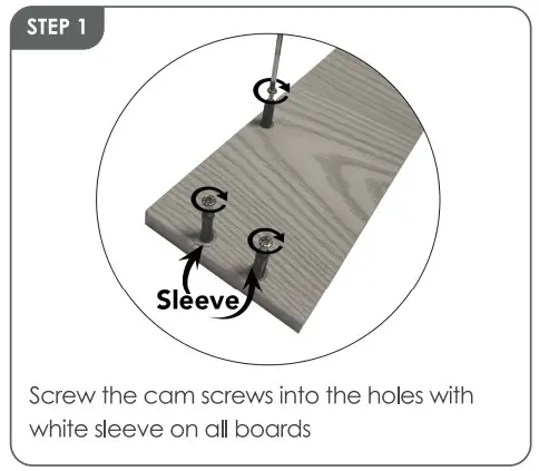 flybold Tilt Out Trash Can Holder -STEP 1