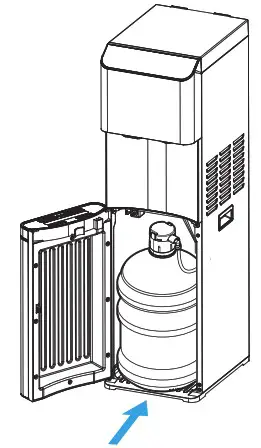 BRIO CLBL720SCIC Freestanding Bottom Loading Electric Water Cooler - Installation 3