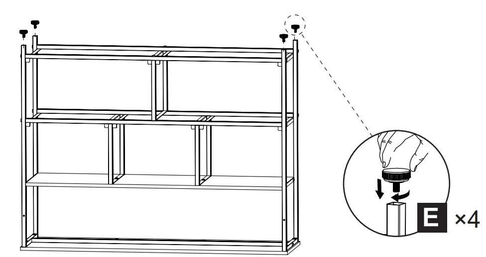 WLIVE-ASNG044-Fabric-5-Drawer-Low-Storage-Cabinet-with-Open-Shelf-11