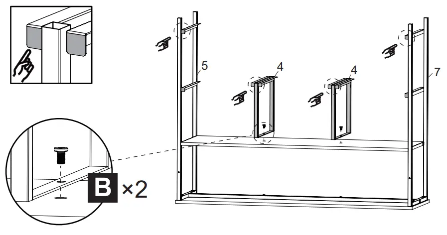 WLIVE-ASNG044-Fabric-5-Drawer-Low-Storage-Cabinet-with-Open-Shelf-7