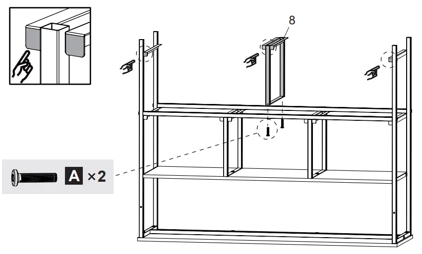 WLIVE-ASNG044-Fabric-5-Drawer-Low-Storage-Cabinet-with-Open-Shelf-9