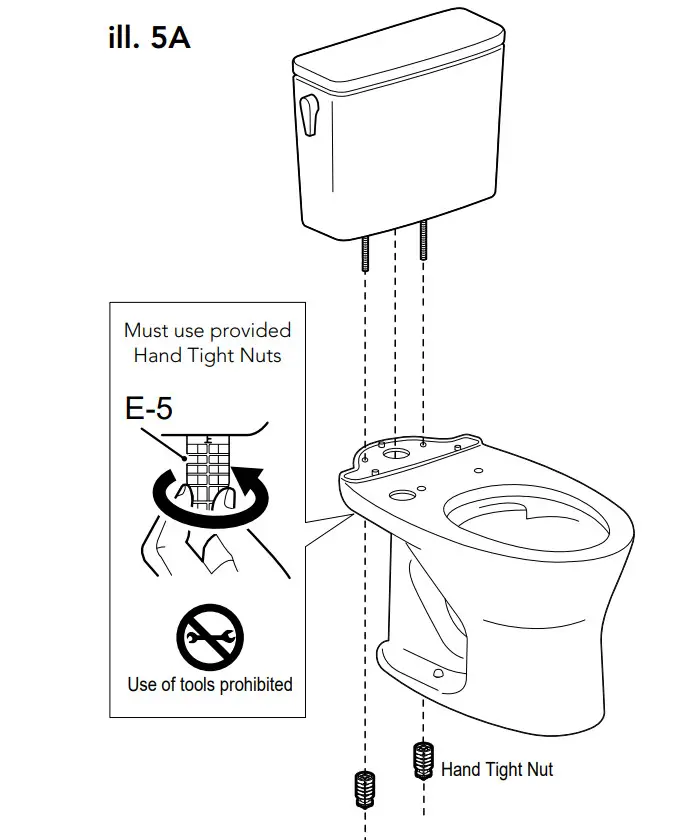TOTO CST746, CST748 Two Piece Toilet - Figure 9